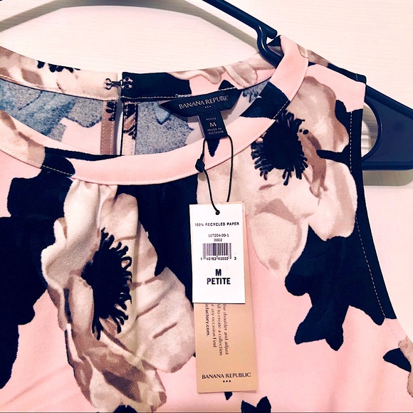 NEW Banana Republic Pink Peplum Top - Picture 7 of 7